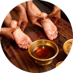 Another Snippet of an ayurvedic foot massage