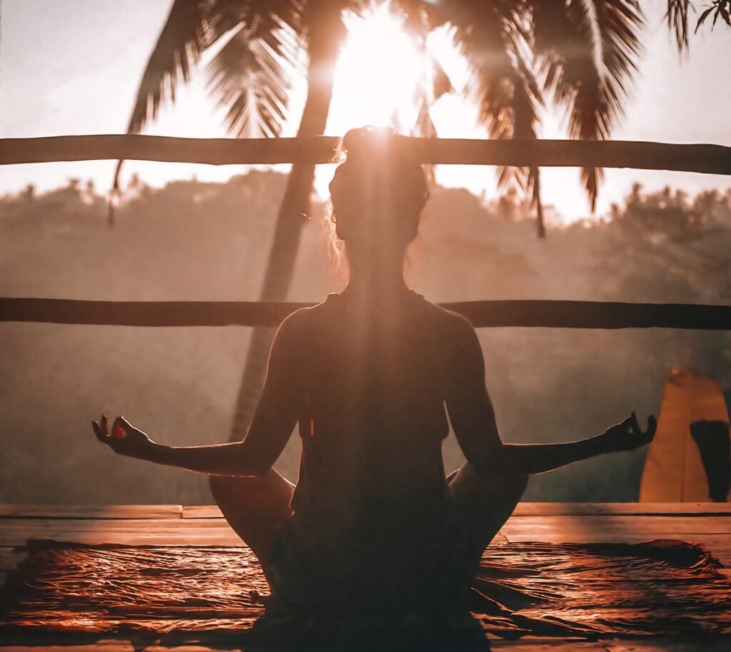 Yoga and meditation session at Bilwa – The Ayurvedic Zone